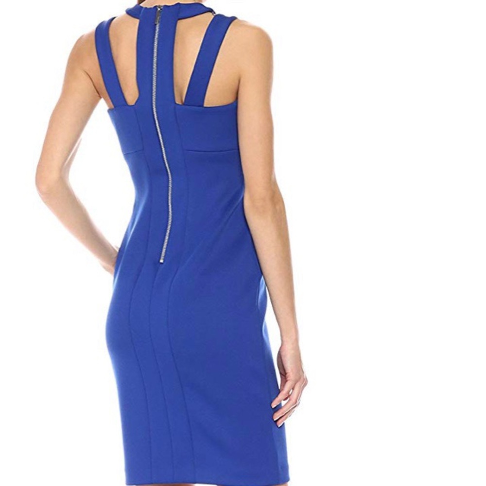 Calvin Klein Dress Royal Blue cut out dress